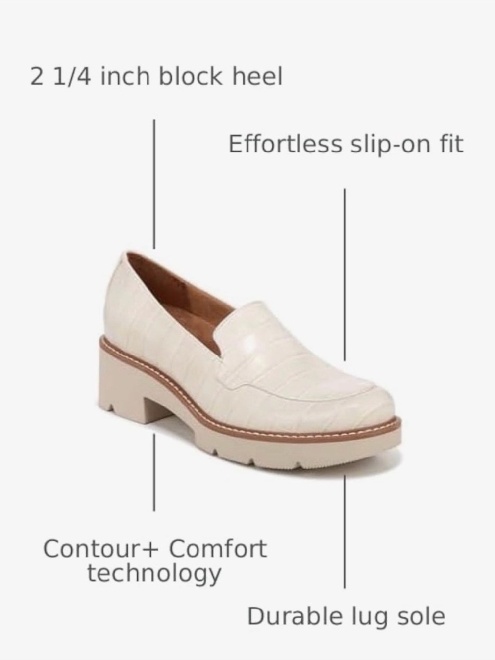 Like New Naturalizer Croc-Embossed Loafers — Size 7!! - Picture 2 of 7
